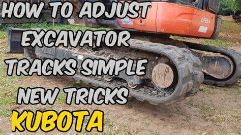 kubota track adjustment